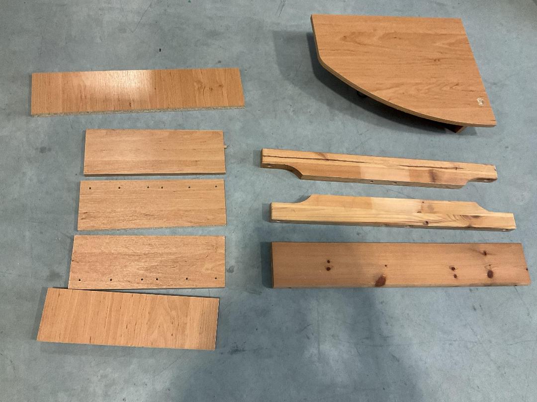 Photo '12' of Various Wooden-Like Incomplete Parts - Table Legs Etc Photo '12' of Various Wooden-Like Incomplete Parts - Table Legs Etc