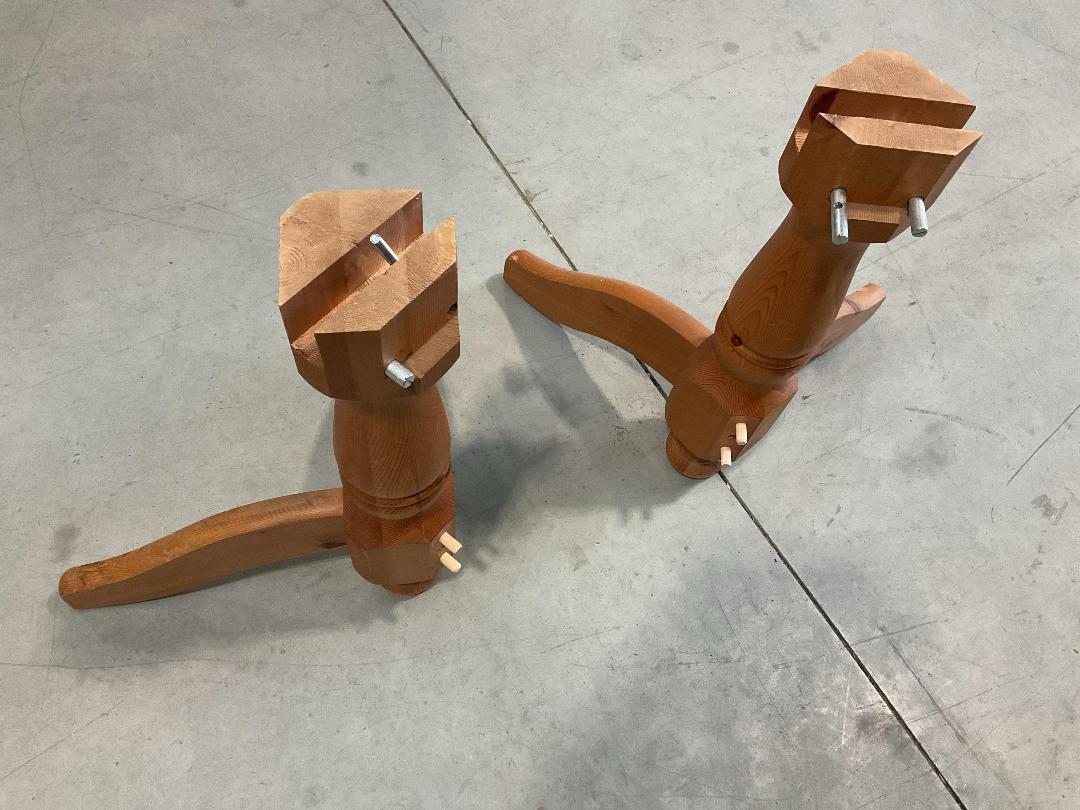 Photo '10' of Various Wooden-Like Incomplete Parts - Table Legs Etc Photo '10' of Various Wooden-Like Incomplete Parts - Table Legs Etc