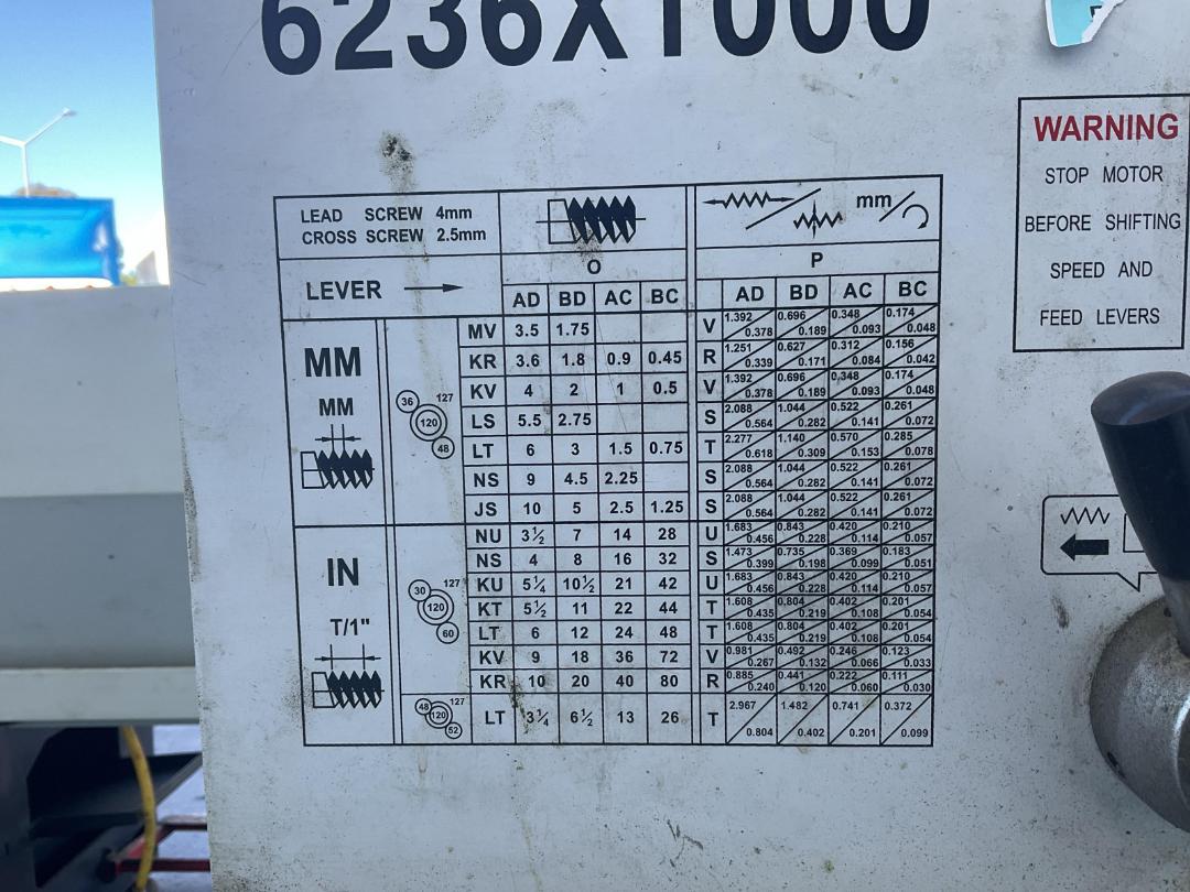 Photo '6' of LUXCUT - 6236X1000 Metal Lathe w/ Coolant Feed Photo '6' of LUXCUT - 6236X1000 Metal Lathe w/ Coolant Feed