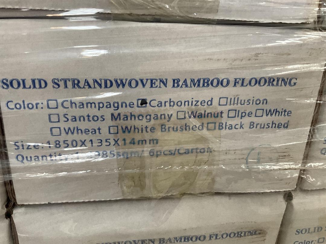 Photo '7' of Solid Strand Woven Bamboo Flooring - Carbonized - 23.97m2 Total Photo '7' of Solid Strand Woven Bamboo Flooring - Carbonized - 23.97m2 Total