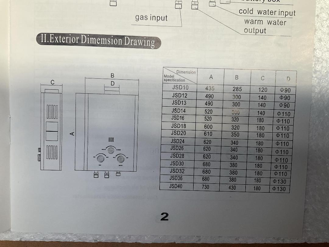 Photo '14' of 12kW Domestic Instant Gas Water Heater / Califont