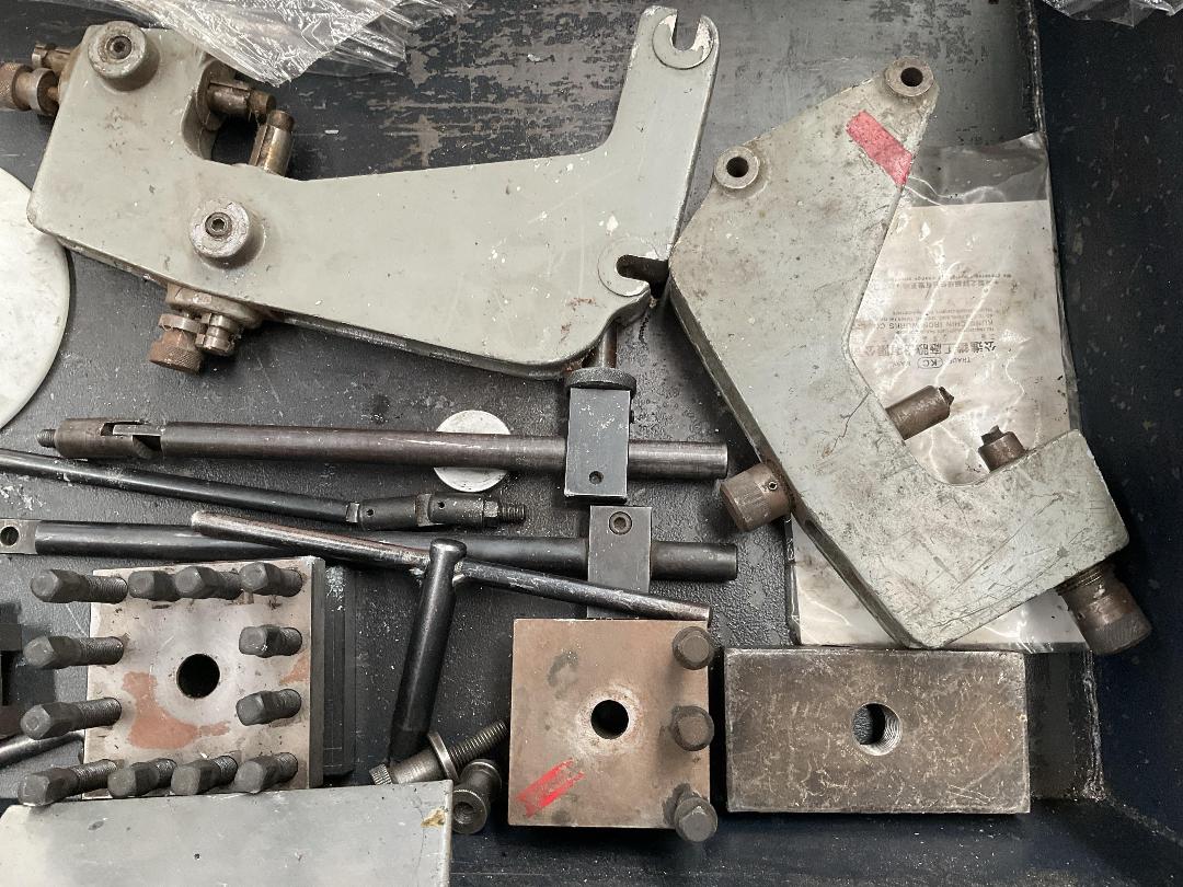 Photo '13' of Industrial Lathe Accessories - 4 Jaw Chuck , Steady Rest , Flat Plate Etc Photo '13' of Industrial Lathe Accessories - 4 Jaw Chuck , Steady Rest , Flat Plate Etc