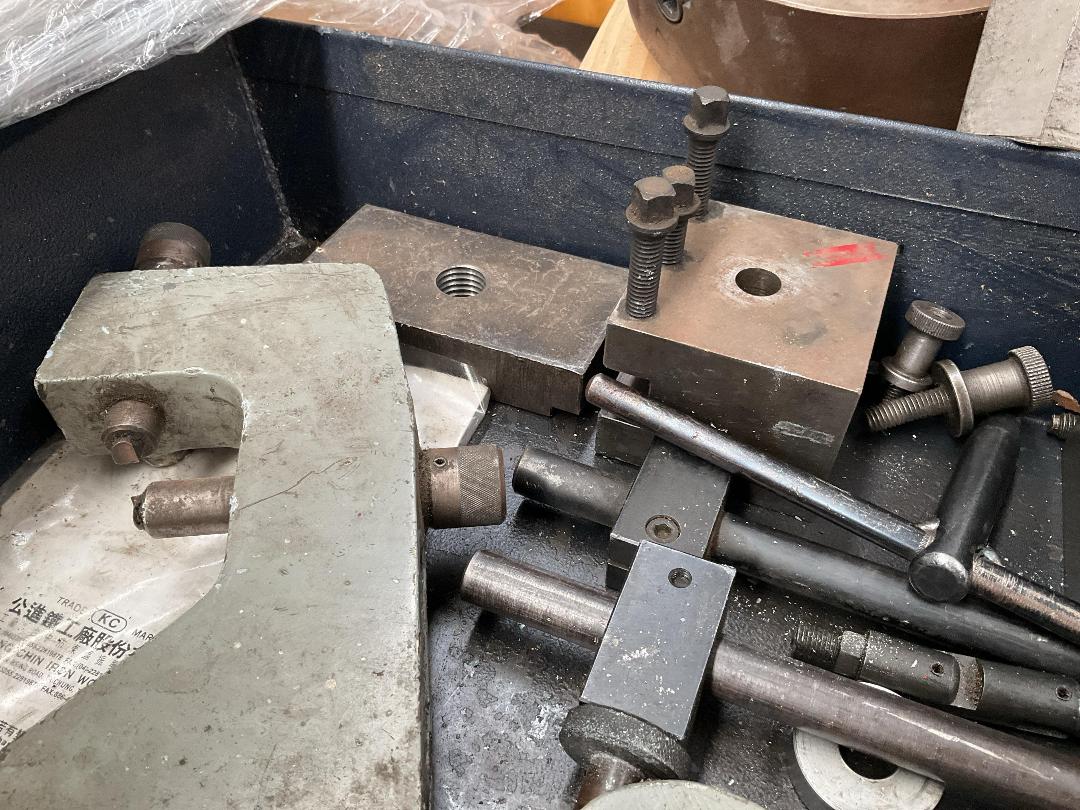 Photo '19' of Industrial Lathe Accessories - 4 Jaw Chuck , Steady Rest , Flat Plate Etc Photo '19' of Industrial Lathe Accessories - 4 Jaw Chuck , Steady Rest , Flat Plate Etc