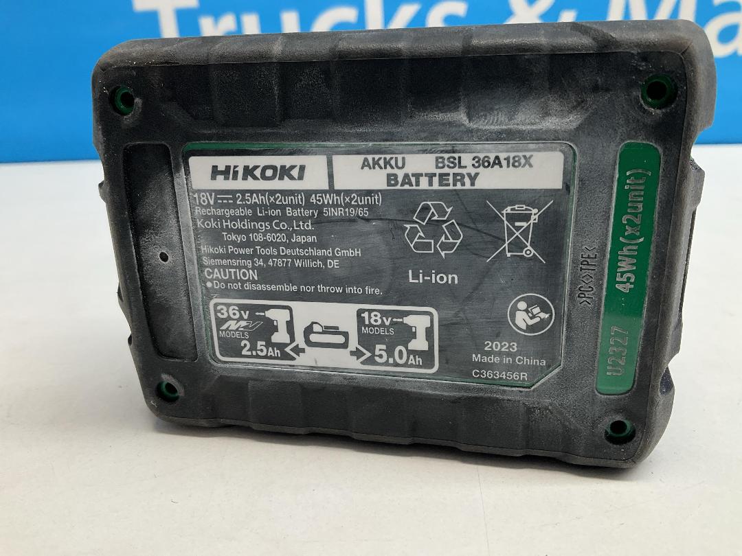 Photo '5' of Hikoki - Multi-Volt 36V / 18B Battery Pack Li-Ion  2.5-5.0ah