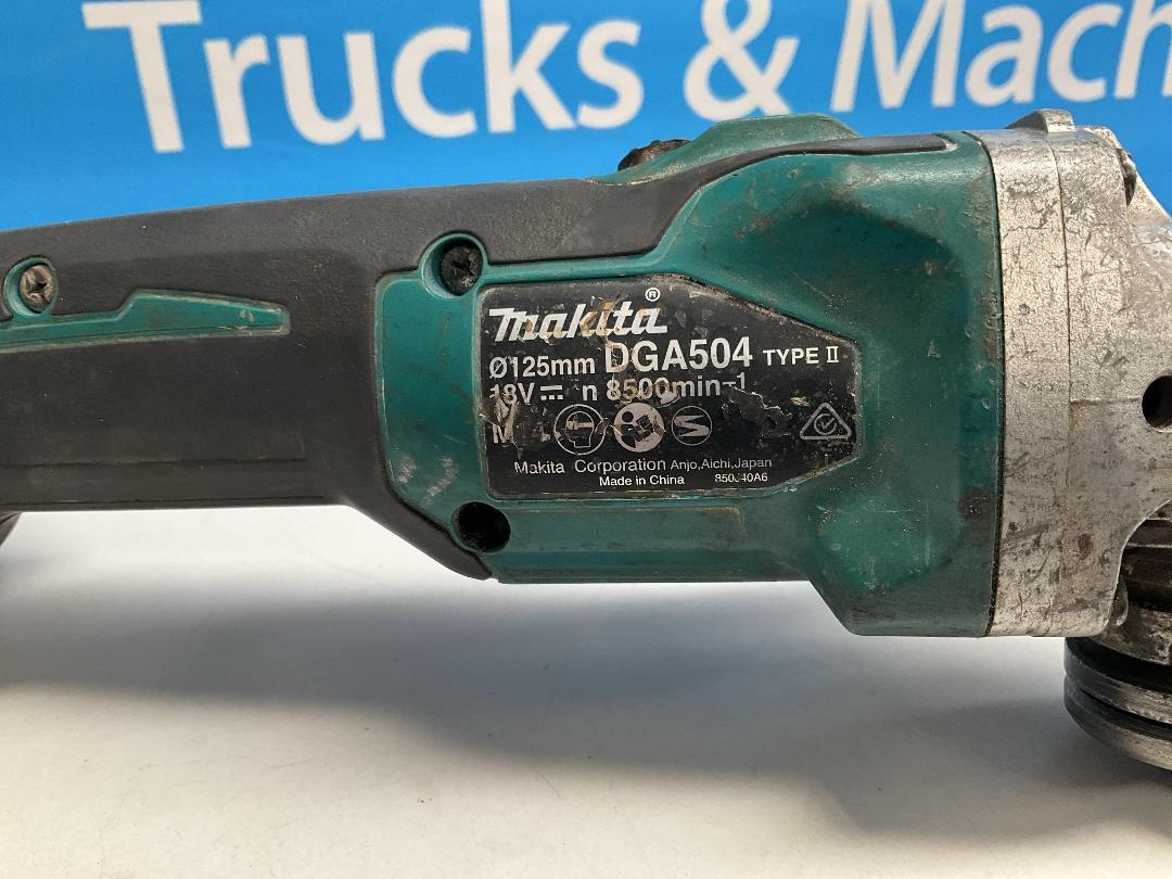 Photo '2' of Makita - 18V Brushless 125mm Slide Switch Angle Grinder (Skin Only)