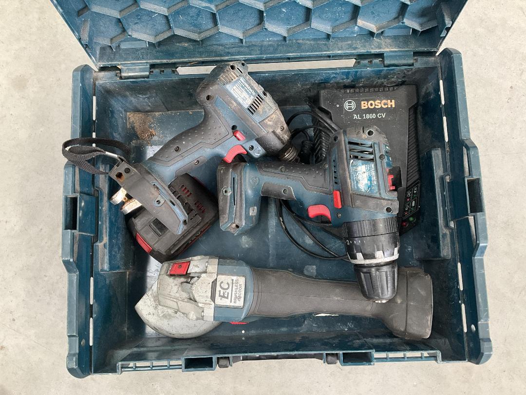 Photo '2' of Bosch Toolbox w/ Power Tools , Battery & Charger