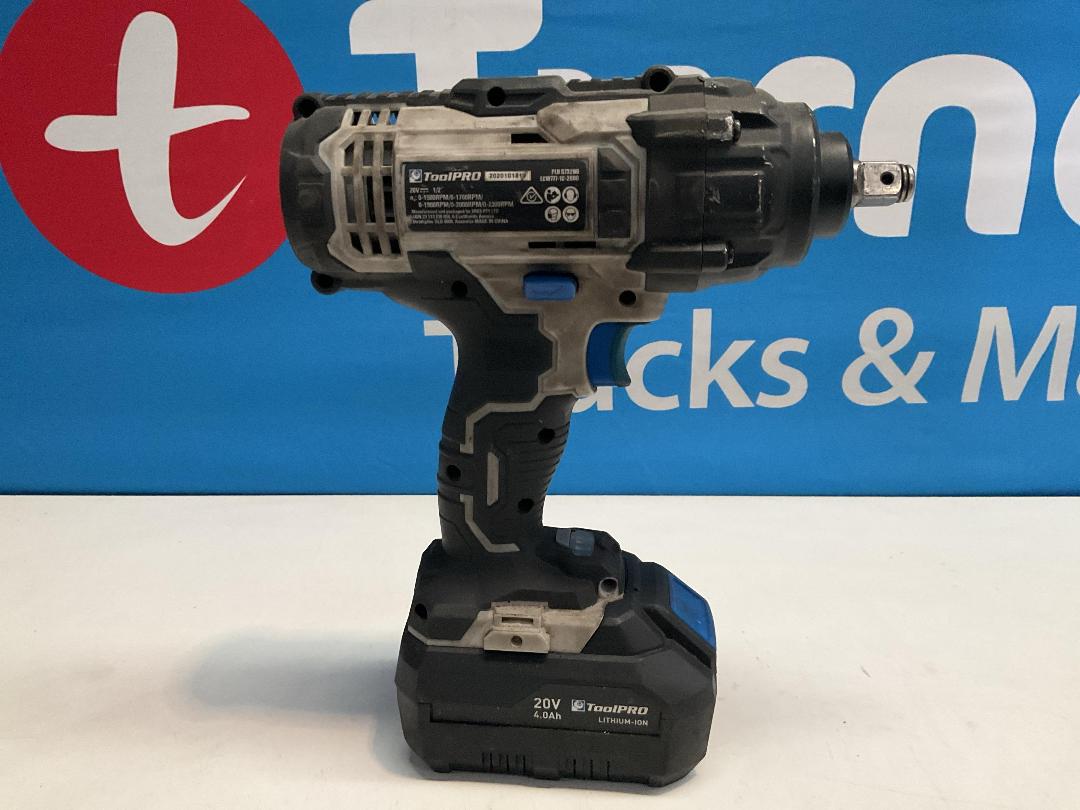 Photo '3' of TOOLPRO - 20V 1/2"Impact Wrench & 4.0aH Battery Pack