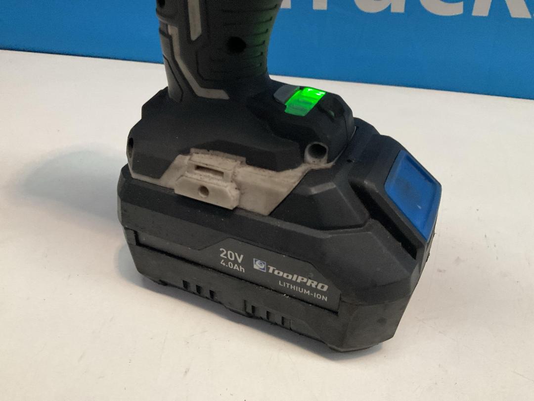Photo '5' of TOOLPRO - 20V 1/2"Impact Wrench & 4.0aH Battery Pack