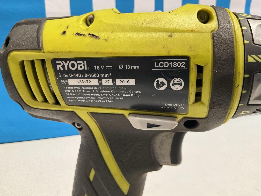 Photo '3' of RYOBI - One+ 18V Hammer Drill 13mm - Skin Only - Model LCD1802