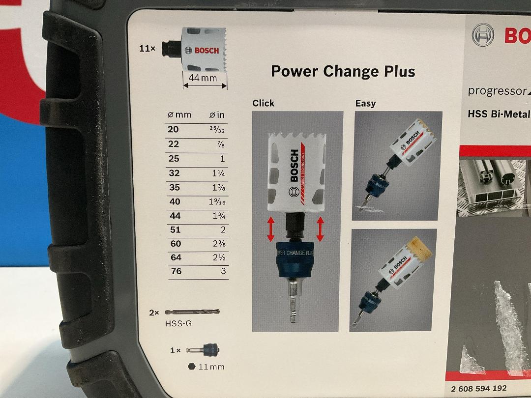 Photo '4' of BOSCH - Progressor Wood & Metal 14pce Hole Saw Kit