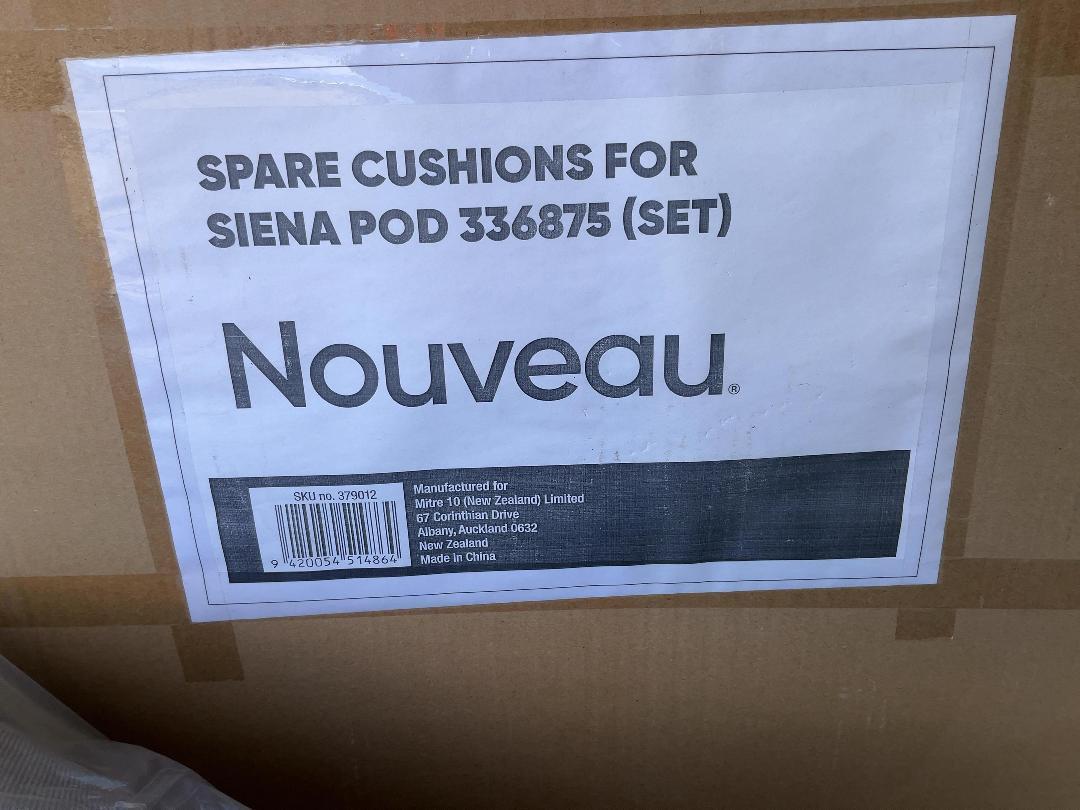 Photo '9' of Nouveau - Siena Collection Outdoor Olefin Cushion Set *NEW*