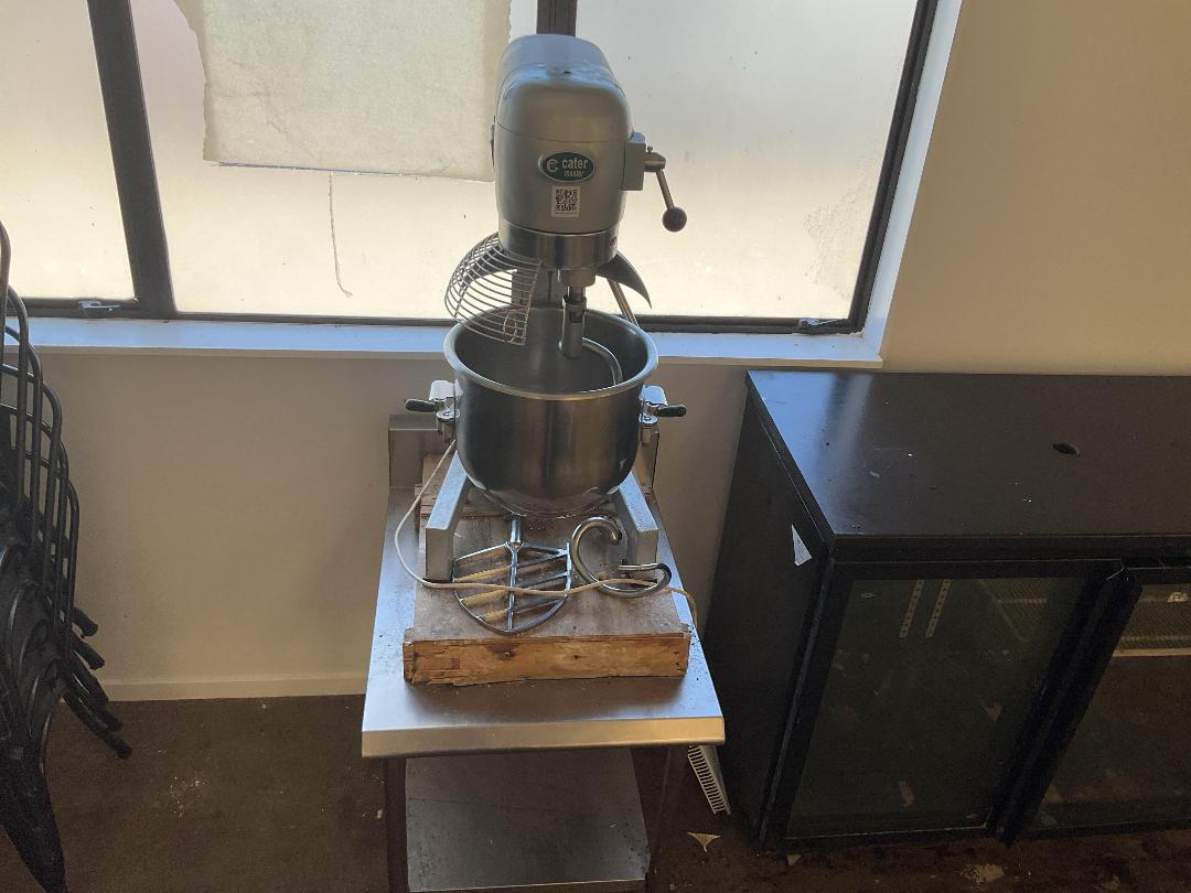 Photo '2' of Cater master 20L electric mixer on stainless steel stand