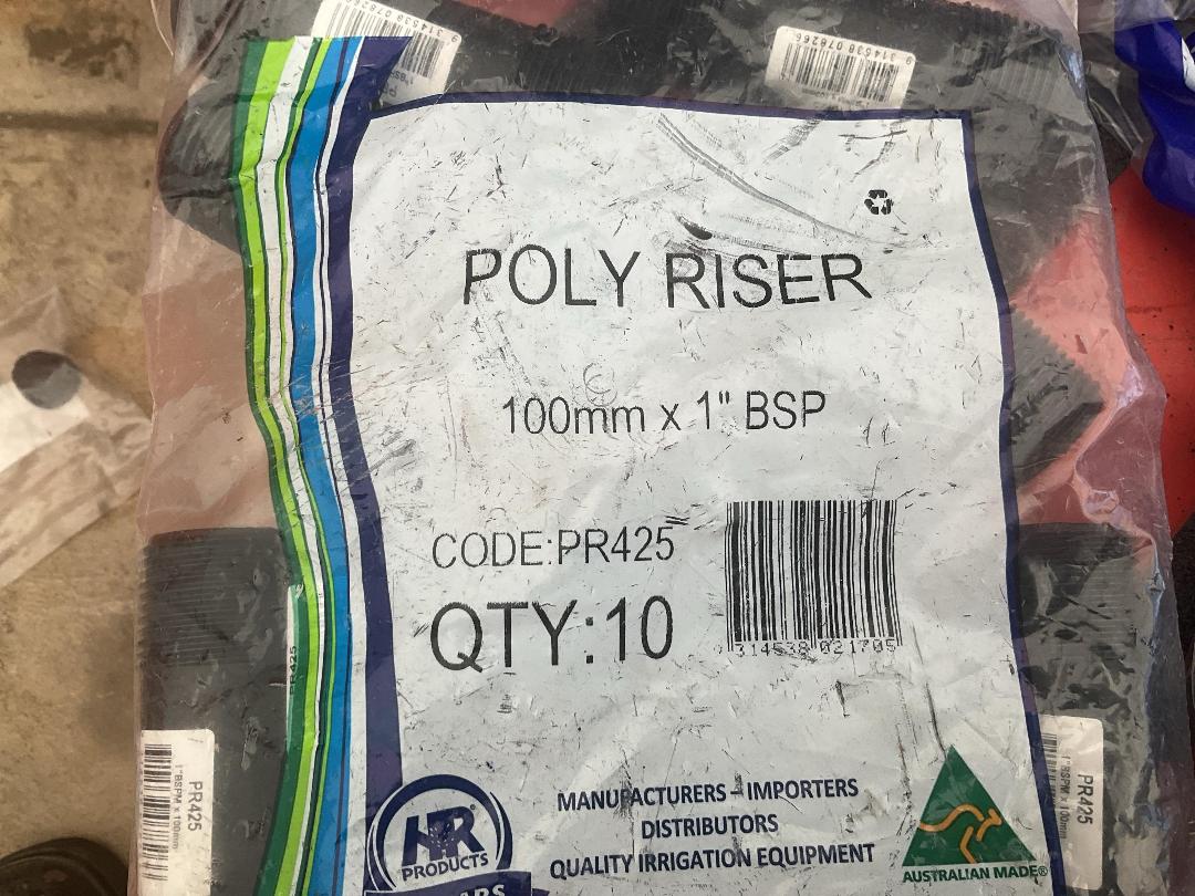 Photo '4' of Hansen Male Hose Tail 40MM/Poly Riser 100MM