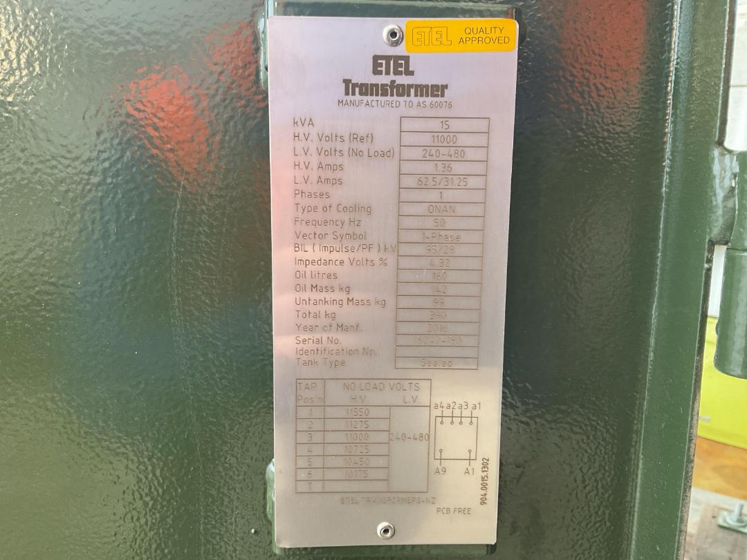 Photo '5' of ETEL Transformer