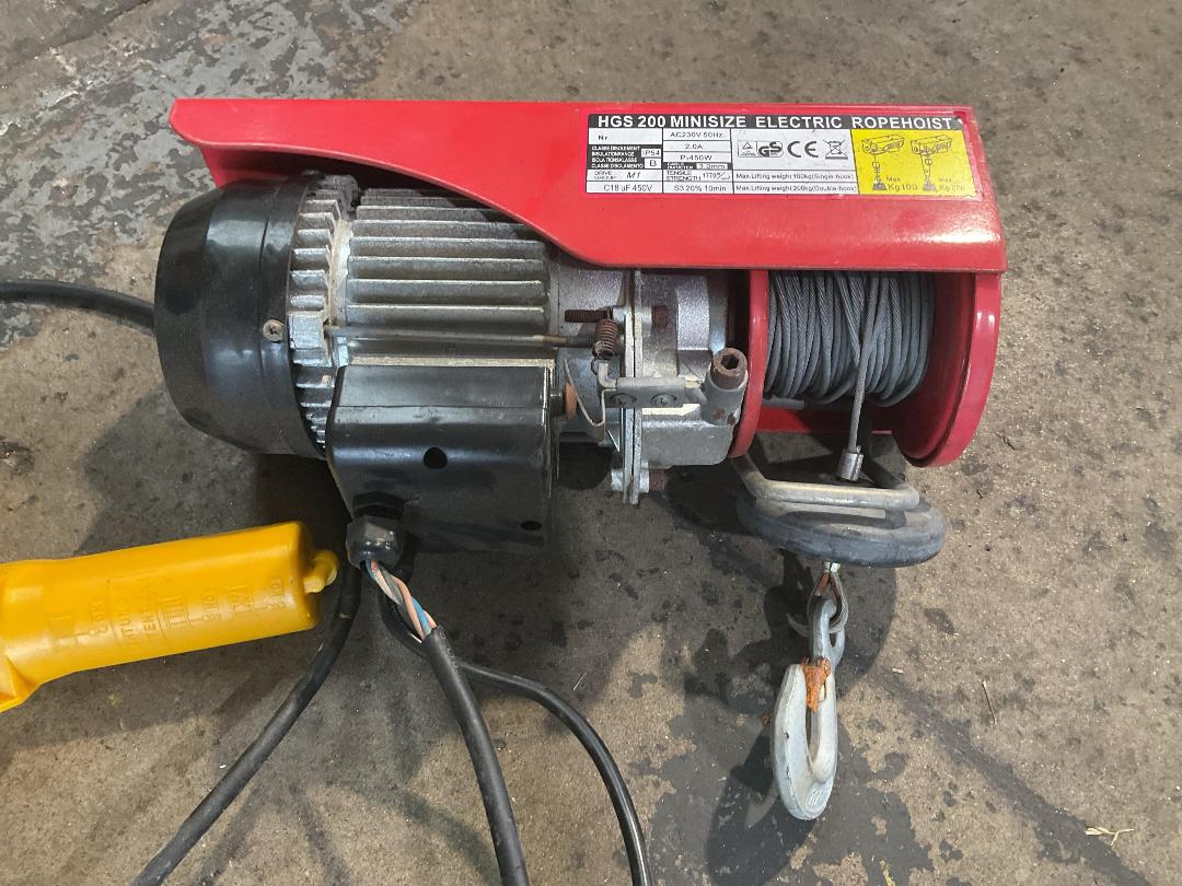 Photo '2' of HGS 200 Minisize Electric Rope Hoist
