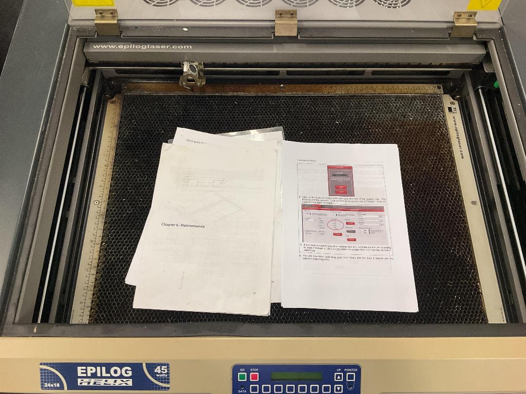 Photo '5' of Epilog Helix Laser cutter Photo '5' of Epilog Helix Laser cutter