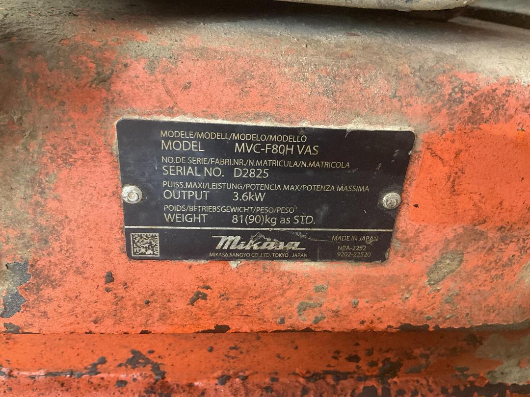 Photo '6' of Mikasa Plate Compactor