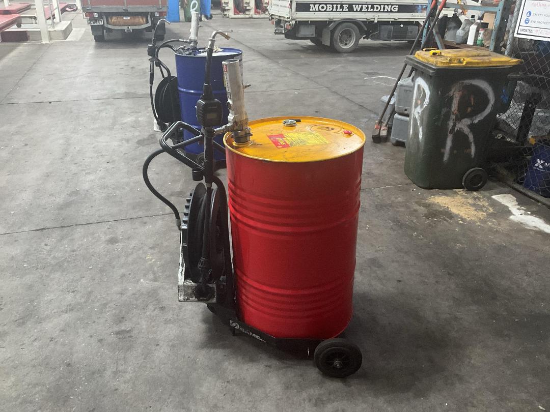 Photo '2' of Workshop Fluid Dispensing Pump Setup - Mobile Drum System