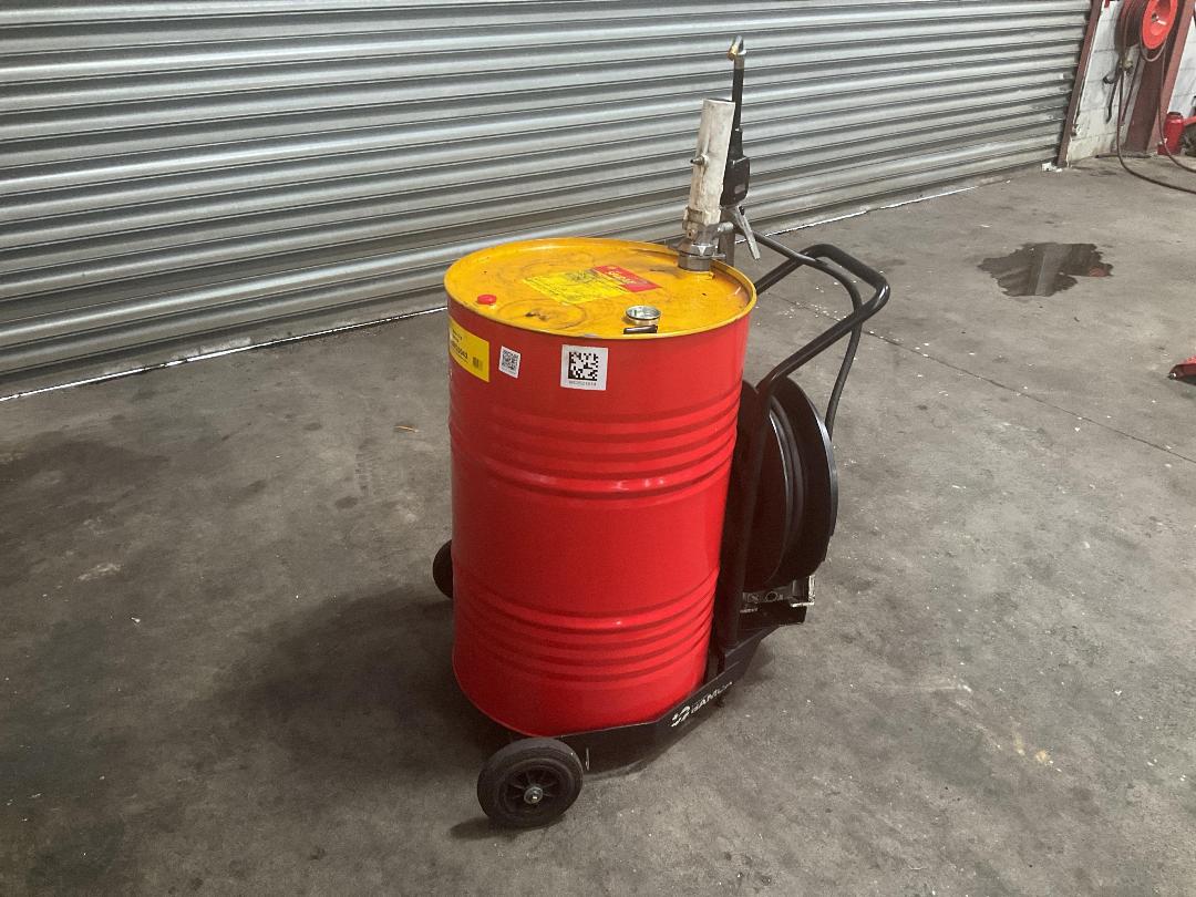 Photo '4' of Workshop Fluid Dispensing Pump Setup - Mobile Drum System