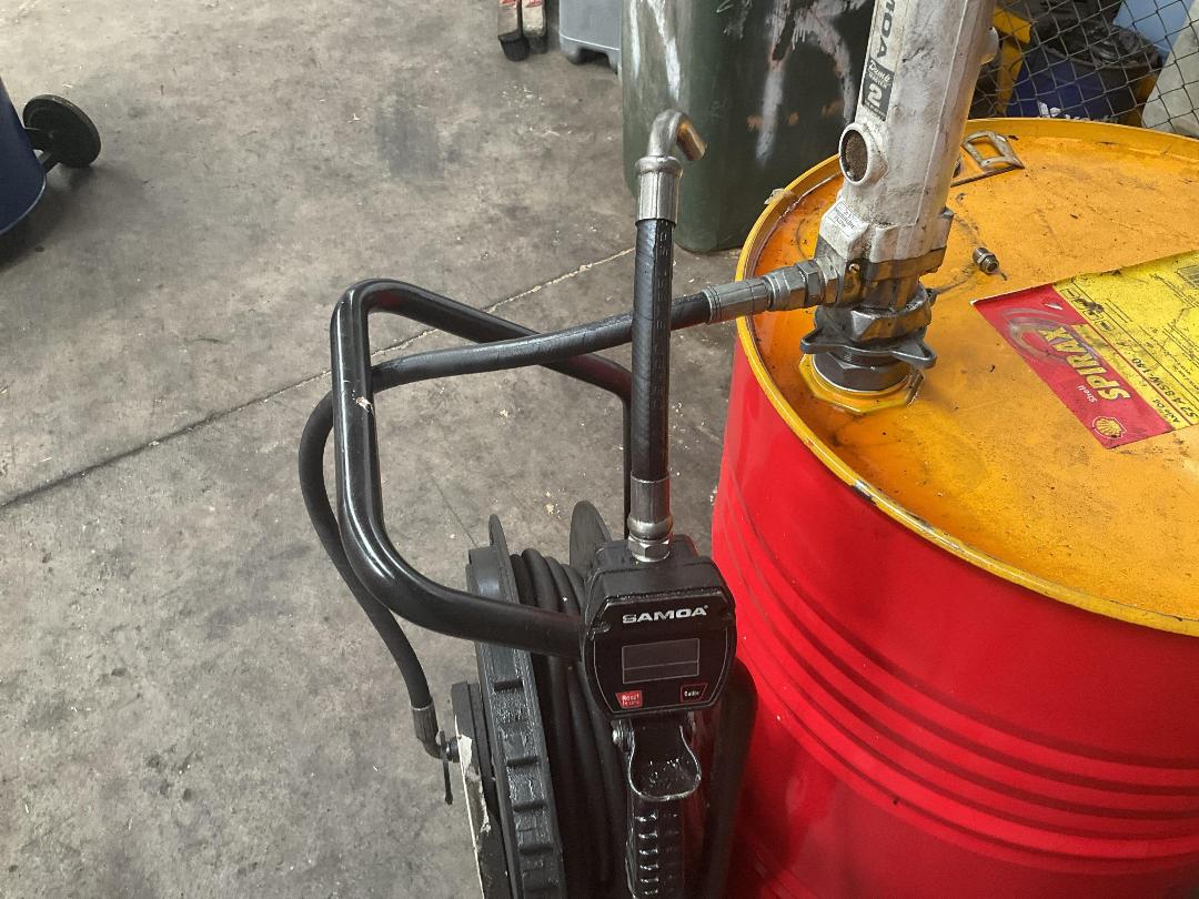 Photo '7' of Workshop Fluid Dispensing Pump Setup - Mobile Drum System