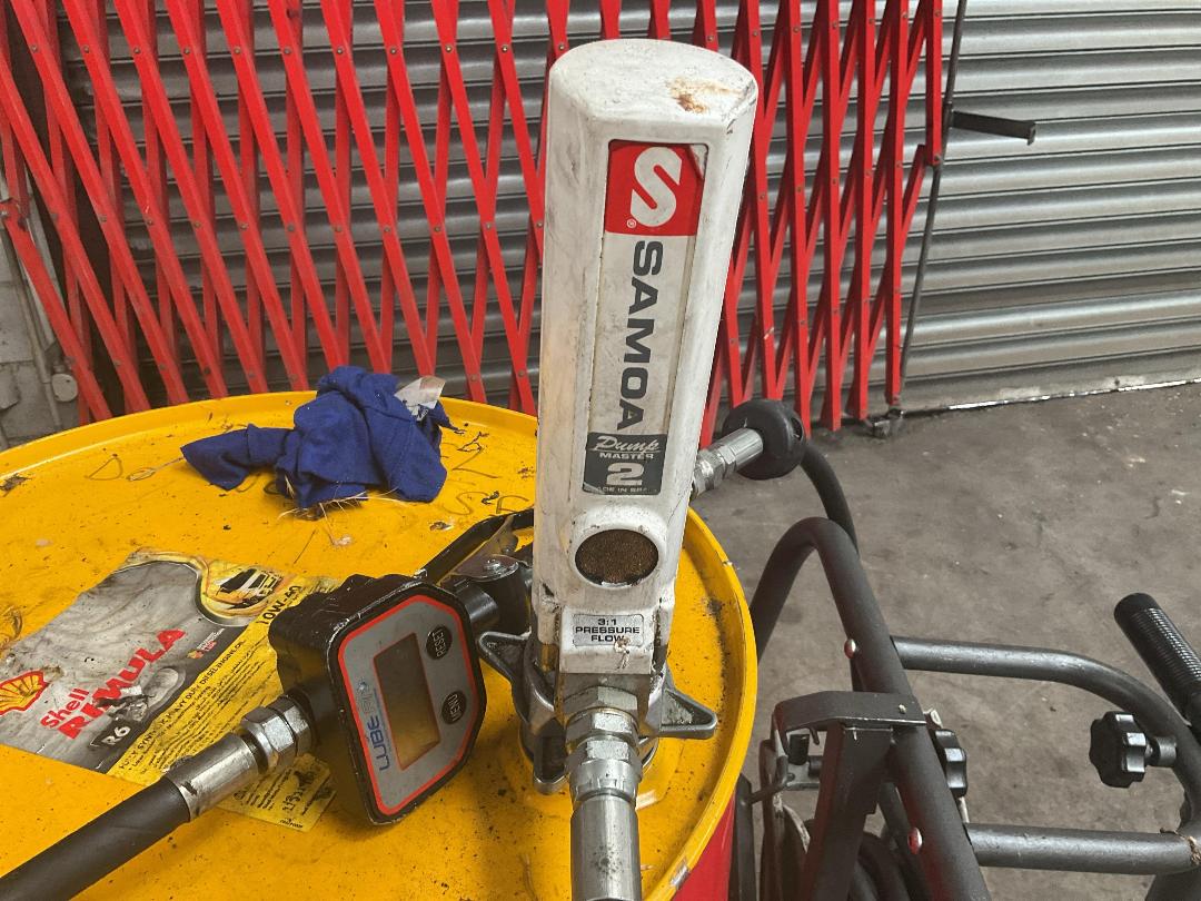 Photo '6' of Workshop Fluid Dispensing Pump Setup - Mobile Drum System