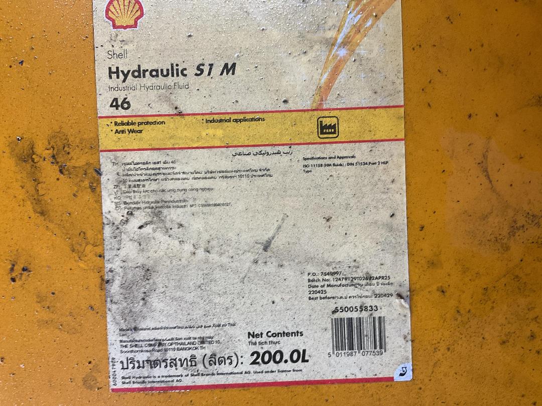 Photo '3' of Shell Hydraulic S1 M Fluid Drum 200L