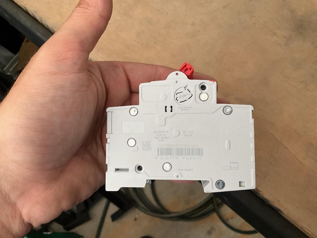 Photo '4' of 5x ABB SHD202/63 Switch-Disconnectors 2 Pole 63A