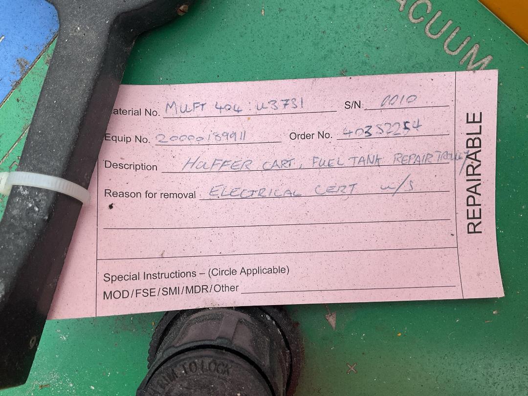 Photo '11' of Universal Fuel Tank Repair Trolley