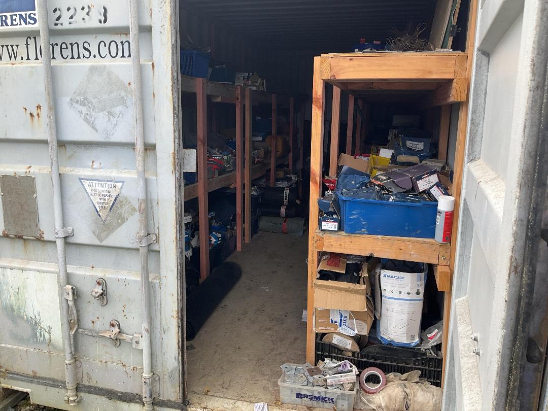 Photo '5' of Grey 20ft Shipping Container with Building Supplies