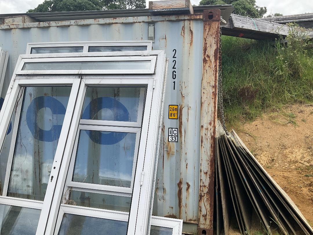 Photo '3' of Grey 20ft Shipping Container with Building Supplies