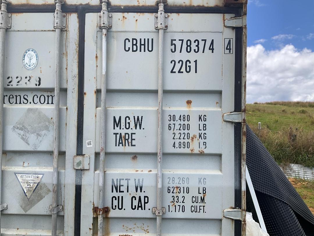 Photo '18' of Grey 20ft Shipping Container with Building Supplies