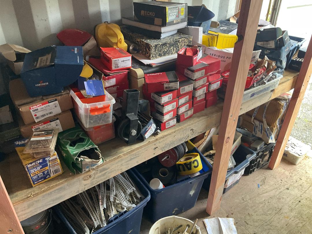 Photo '14' of Grey 20ft Shipping Container with Building Supplies