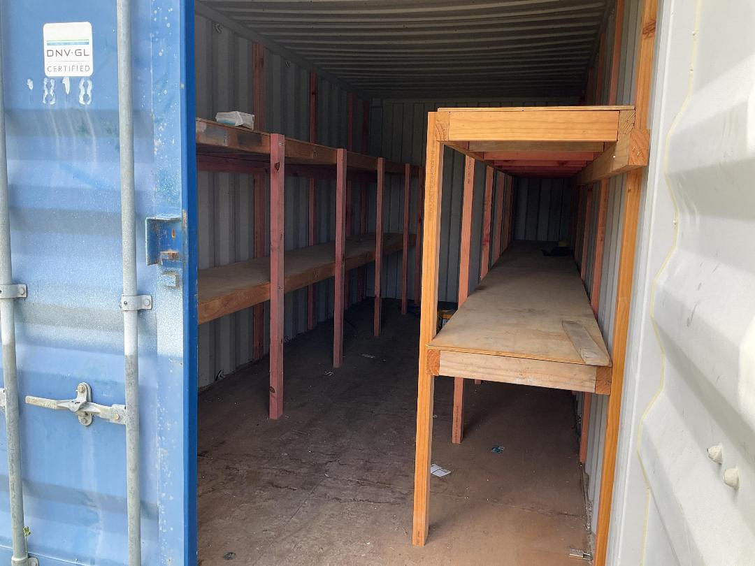 Photo '8' of Blue 20ft Shipping Container