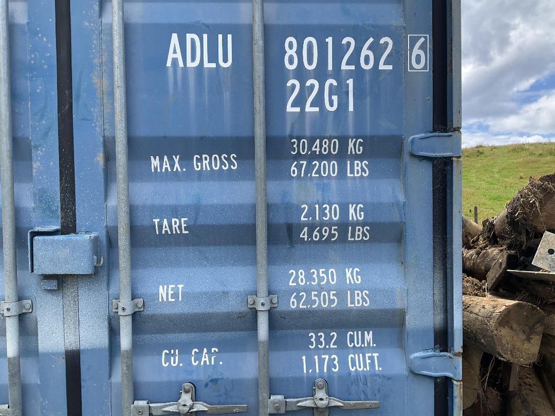 Photo '17' of Blue 20ft Shipping Container