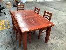 Thumbnail '1' of Wooden Dining Table & 5 Chairs