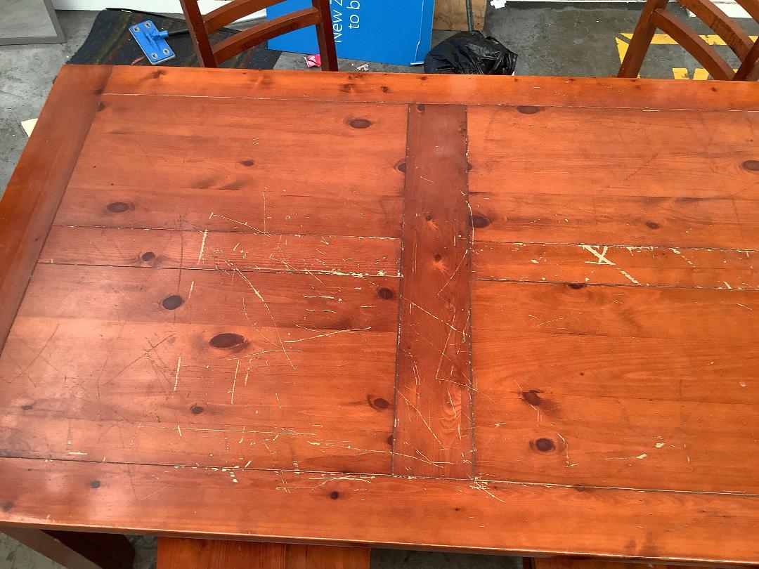 Photo '4' of Wooden Dining Table & 5 Chairs Photo '4' of Wooden Dining Table & 5 Chairs