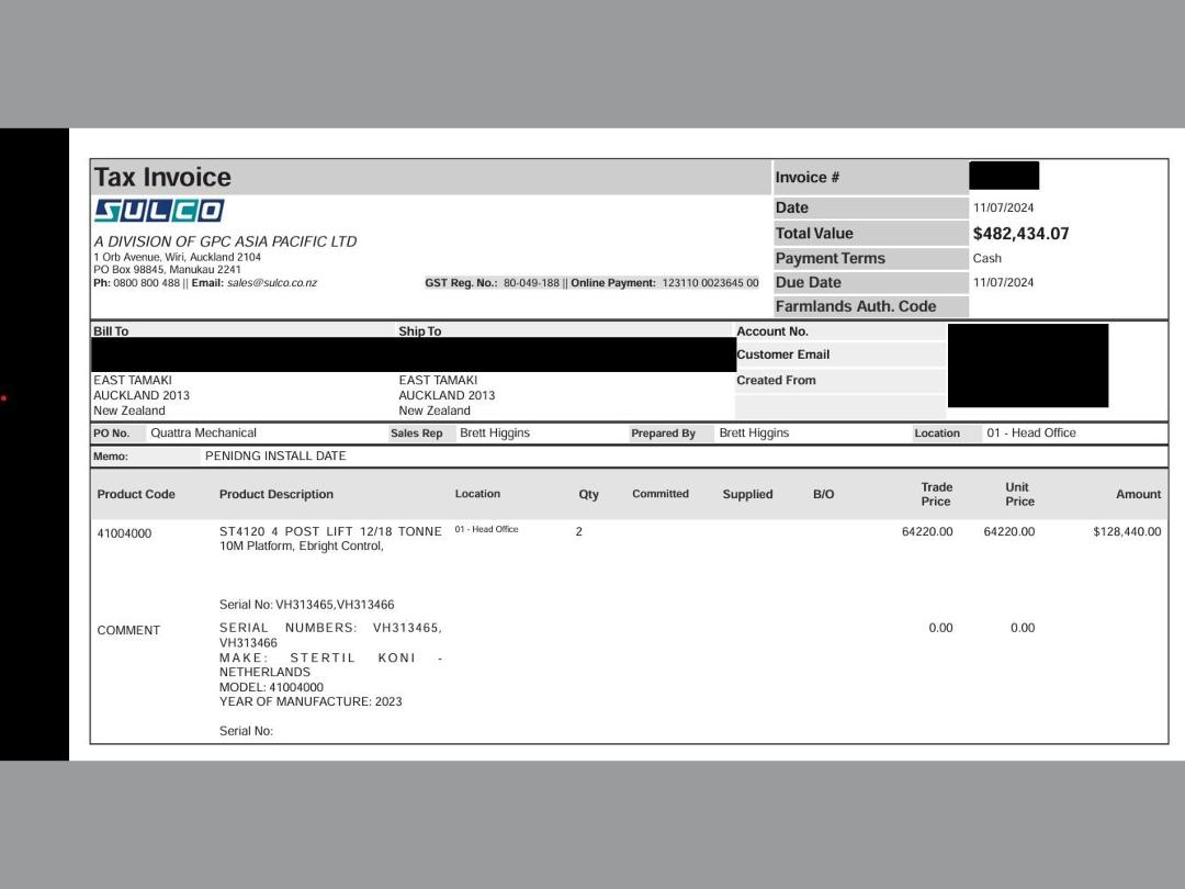 Photo '30' of Stertil Koni Car / Truck Servicing Lift System Photo '30' of Stertil Koni Car / Truck Servicing Lift System