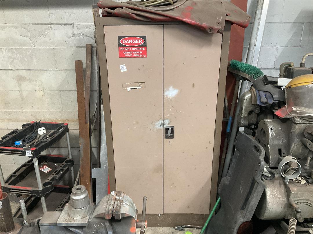 Photo '2' of Beige Storage Cabinet & Contents