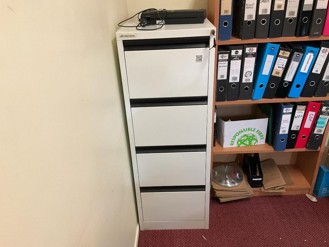 Photo '2' of Precision 4 Drawer Lockable Filing Cabinet