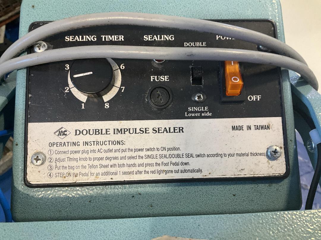 Photo '7' of Double Impulse Sealer Photo '7' of Double Impulse Sealer