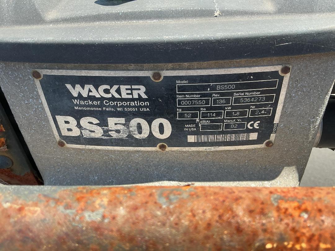 Photo '8' of 2002 Wacker BS500 (non-runner)