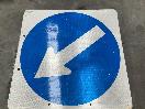 Thumbnail '1' of 2x Temporary Traffic Signs Merge
