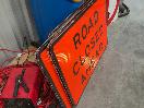 Thumbnail '4' of 8x Temporary Traffic Signs "Road Closed Ahead"
