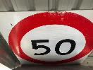 Thumbnail '4' of 4x Temporary Traffic Signs "50"