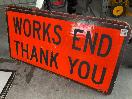 Thumbnail '1' of 4x Temporary Traffic Signs Works End