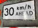 Thumbnail '4' of 4x Temporary Traffic Signs 30km Ahead