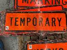 Thumbnail '1' of 27 x Temporary Traffic Signs TEMPORARY