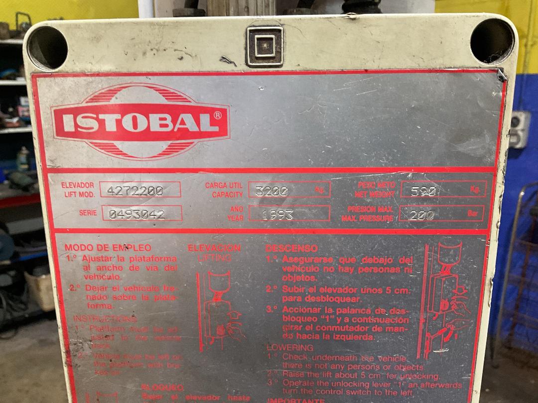 Photo '5' of Istobal 4 Post Hoist