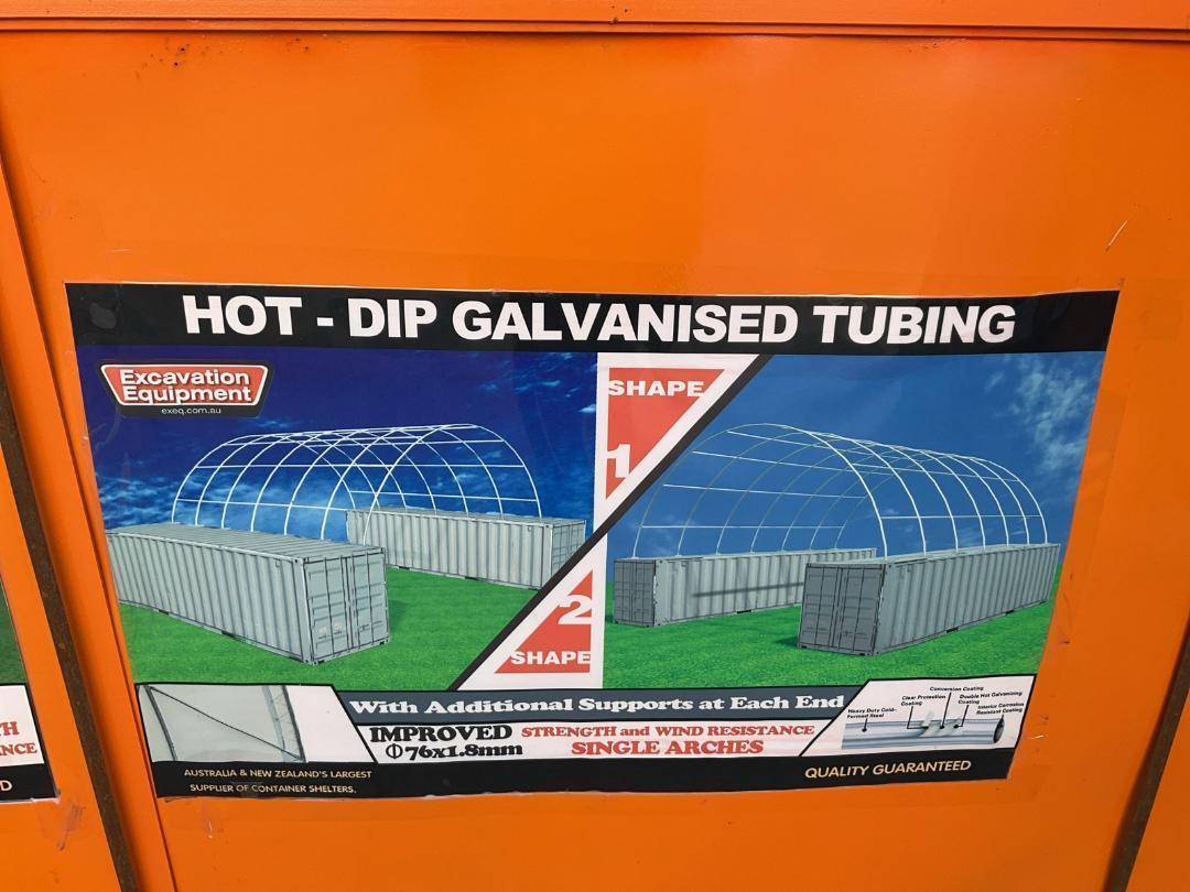 Photo '3' of PVC Container Dome Shelter Kit - 40FT *NEW*