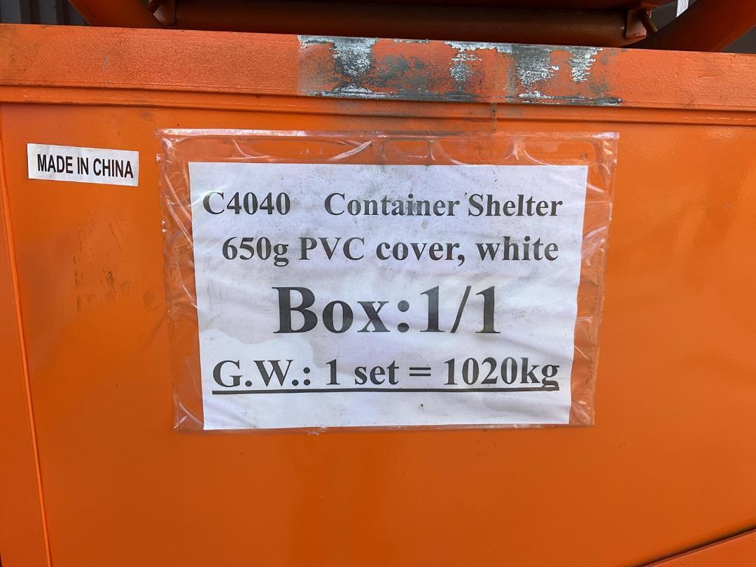 Photo '4' of PVC Container Dome Shelter Kit - 40FT *NEW* Photo '4' of PVC Container Dome Shelter Kit - 40FT *NEW*